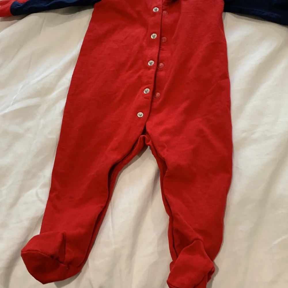 Ralph Lauren cotton jersey footed coverall
